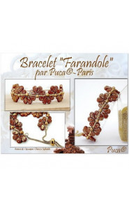 Free pattern Par Puca® Beads - Bracelet Farandole
